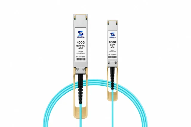 100G QSFP28 AOC form-factor illustration